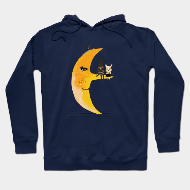 Mr.Moon Hoodie by Krize